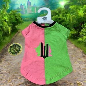 Wicked Dog Shirt Size Small NWT Pet Puppy Gift Pink Green